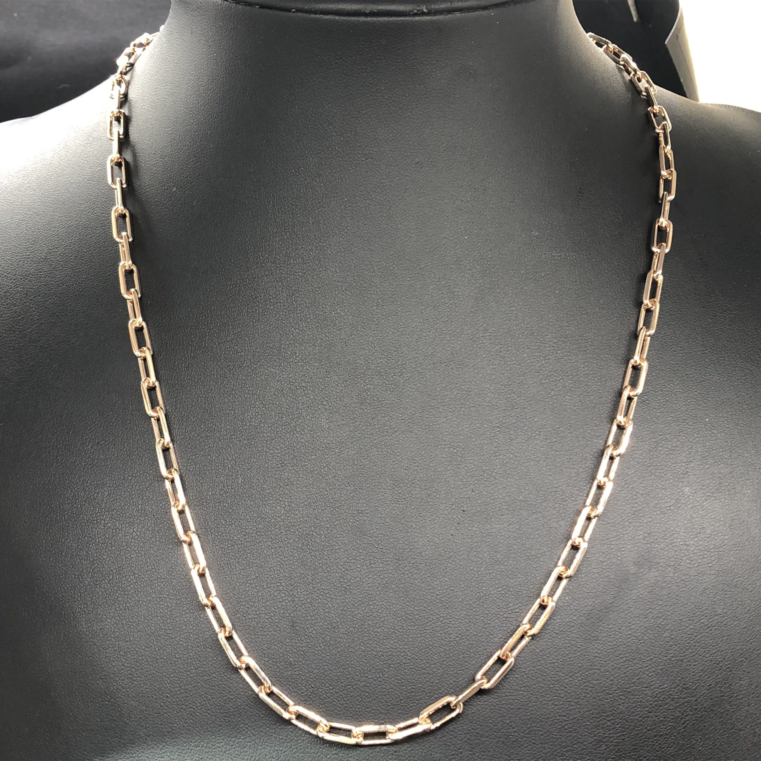 Santos De Cartier Necklace Custom Made in 18K Rose Gold